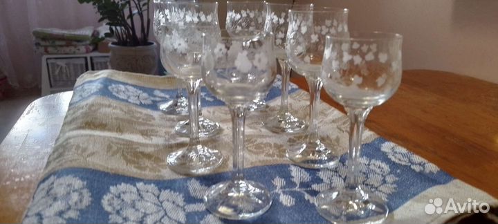 Бокалы для вина винтаж Чехословакия