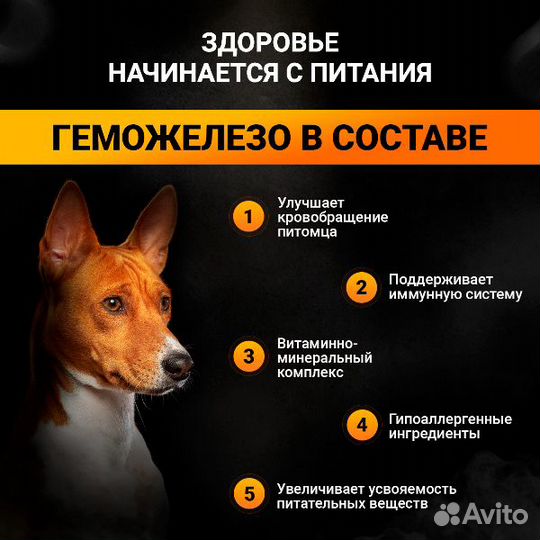 Корм для собак Orange Line с индейкой, 2 кг