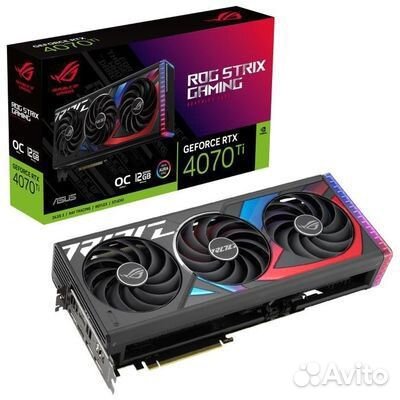 Видеокарта asus (ROG-strix-RTX4070TI-O12G-gaming)