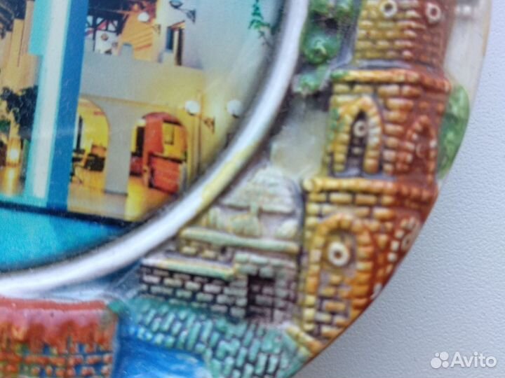 Декоративная тарелка сувенирная с подставкой 10 15