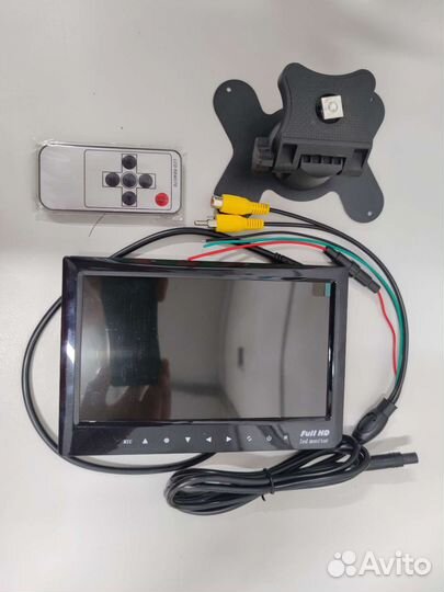 Монитор 7 дюймов в авто, сенсорные кнопки