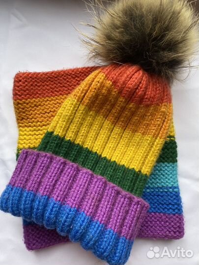 Шапка и снуд для девочки