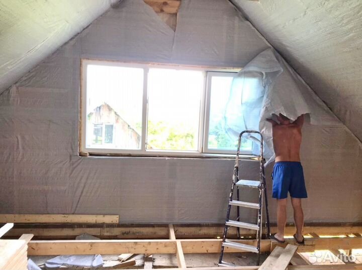 Утепление крыши