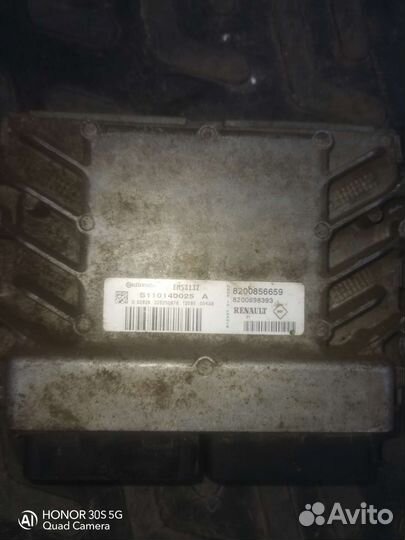 Эбу двигателя Renault