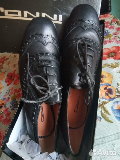 Новые итальянские туфли conni. Натуральная кожа