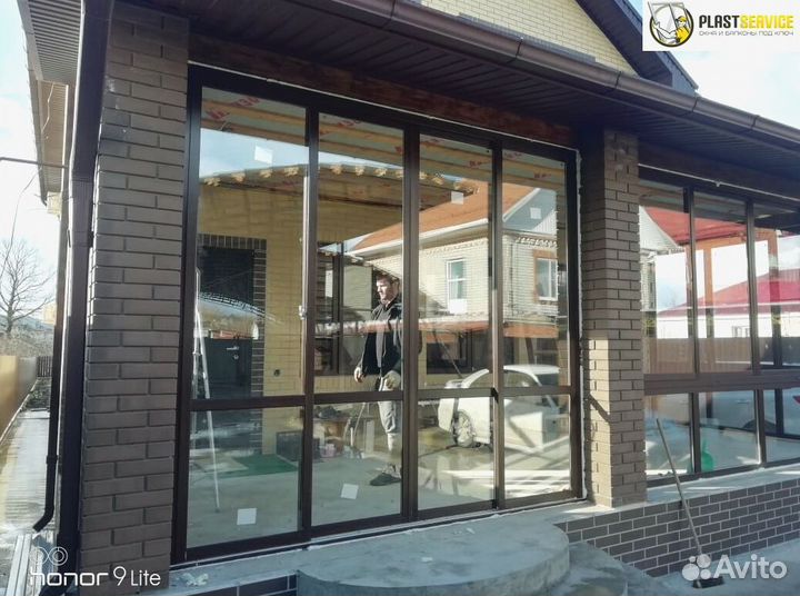 Балконные окна пластиковые алюминиевые остекление