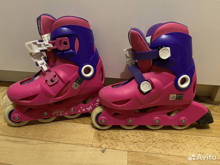 Роликовые коньки детские раздвижные