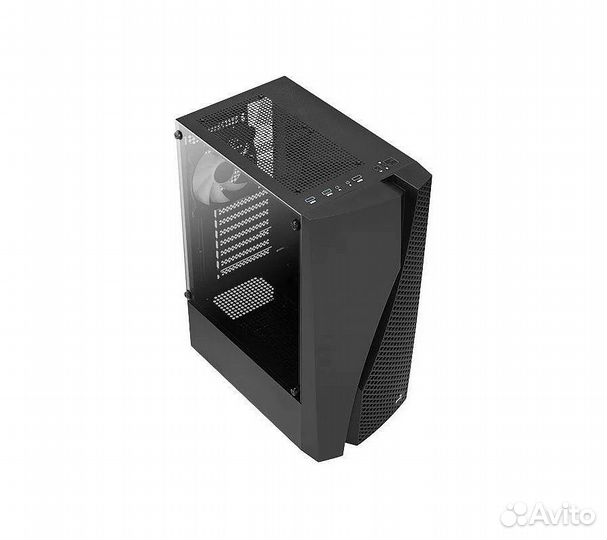 Компьютерный корпус Aerocool Wave-G-BK-v2, черный