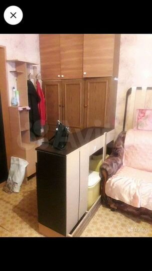 Комната 18 м² в 1-к., 2/5 эт.