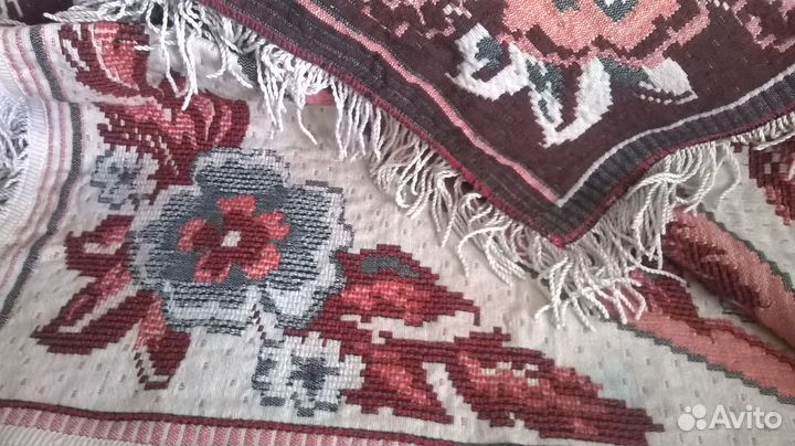 Скатерть старая 150х150.Гобелен,двухсторонний рис