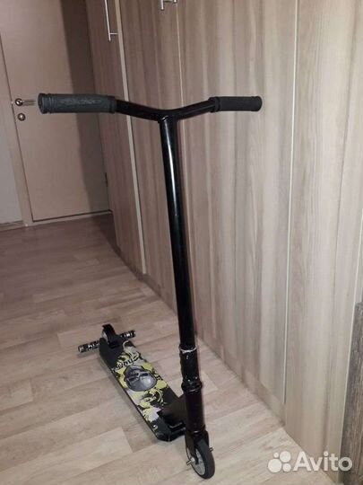 Трюковой самокат+скейт