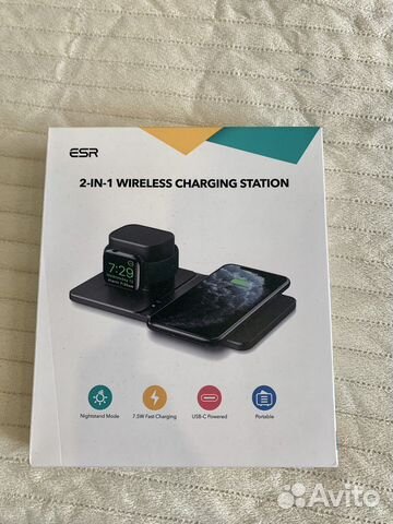 Беспроводное зарядное устройство ESR 2в1 Новое