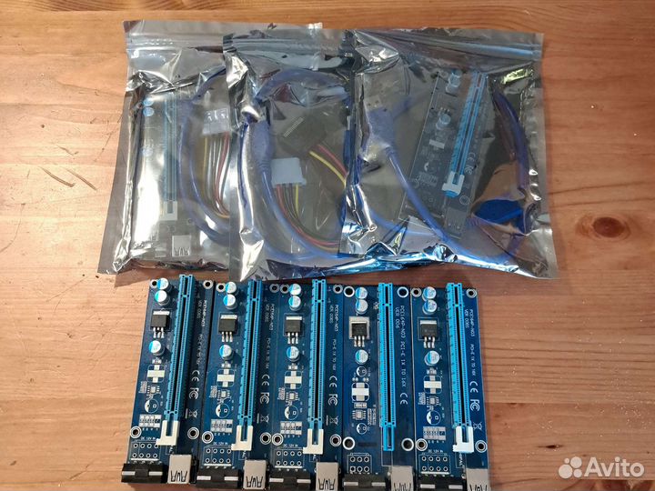 Райзеры pci-e ver. 006S 60 cm. (molex)