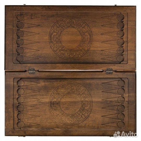 Нарды резные Грузия 61 х 60 см бук Азербайджан 62692