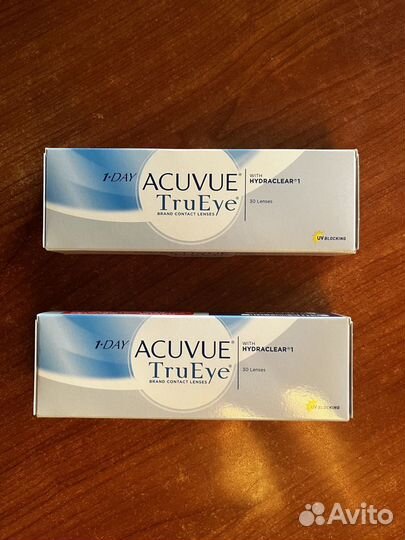 Линзы контактные однодневные acuvue trueye -2.75