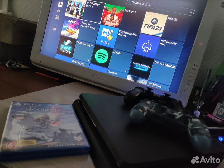 Sony PS4 slim с играми