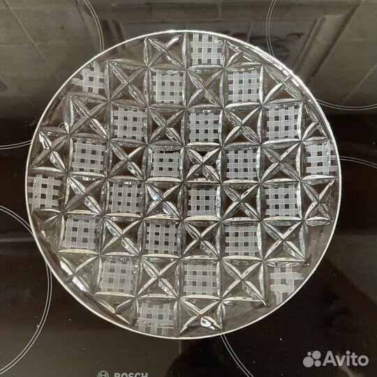 Блюдо хрустальное СССР