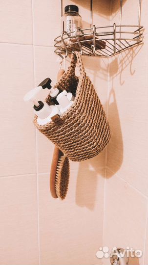 Корзинки из джута плетеные