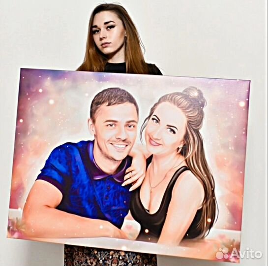 Портрет по фото в подарок