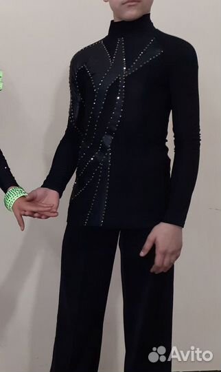 Рубашка латина для бальных танцев Ю2