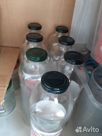 Бутылка стеклянная 1л