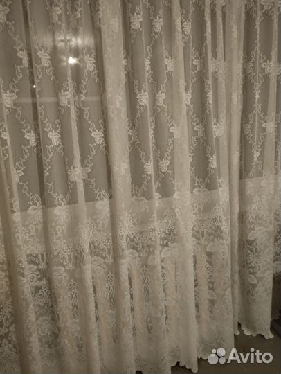 Шторы и тюль бу