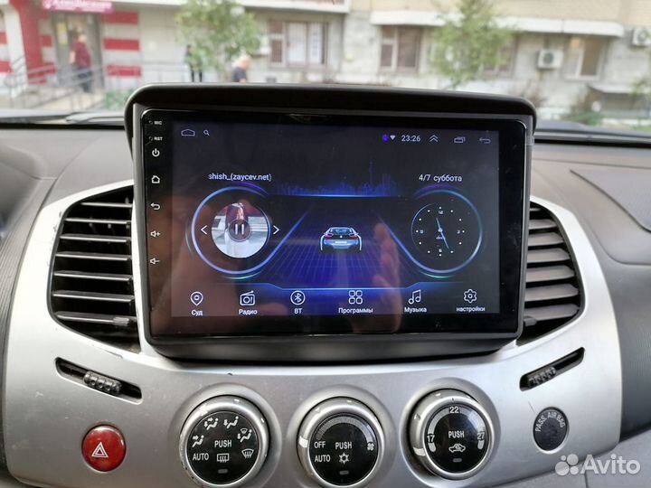 Магнитола Mitsubishi L200/Pajero Sport +камера