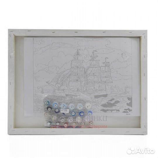 Картина по номерам 40x50 Чай с фисташками