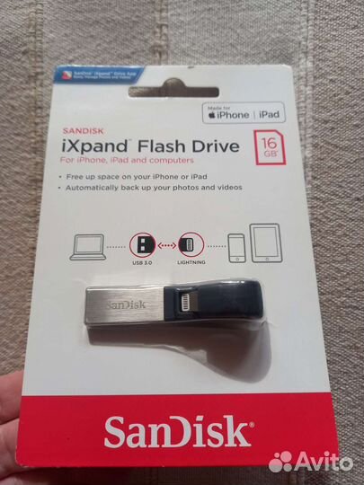 USB флешка 16 Gb Sandisk iXpand для Apple