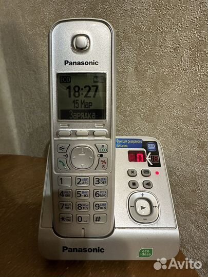 Телефон panasonic трубка радио