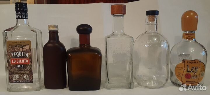 Бутылки из-под редкого алкоголя