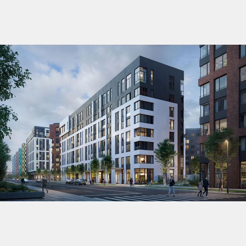 1-к. квартира, 43,8 м², 34/35 эт.