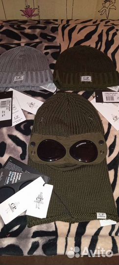 Cp company балаклава, шапки, оригинал