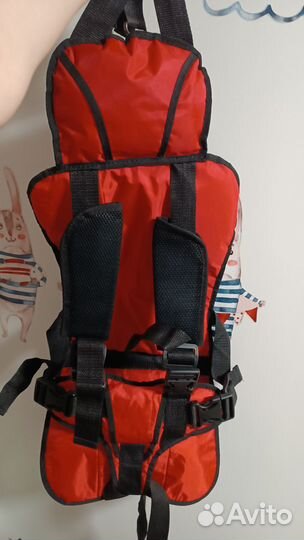 Бескаркасное кресло от 1- 12 лет. Новое автокресло