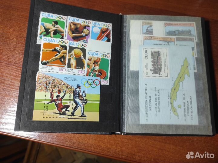 Альбом с марками Куба