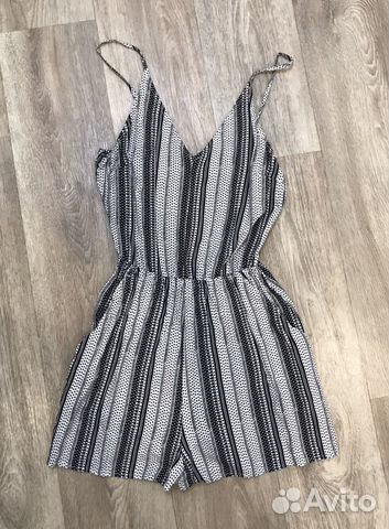 H&M женский летний комбинезон с шортами 38 40