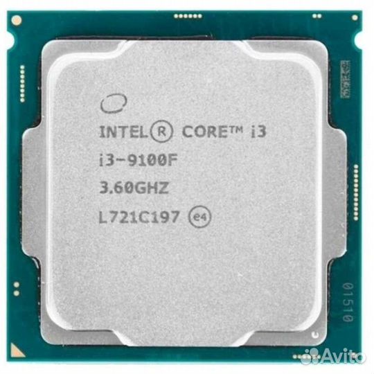 Процессор intel core i3 9100f
