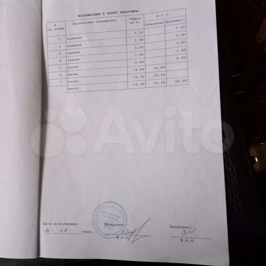 2-к. квартира, 53,3 м², 1/5 эт.