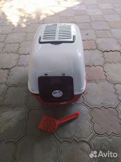 Туалет домик для кошек