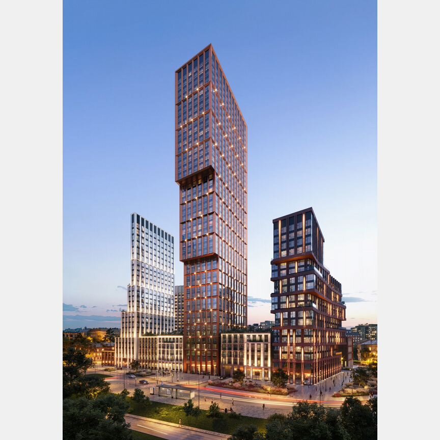 4-к. квартира, 106,9 м², 41/44 эт.