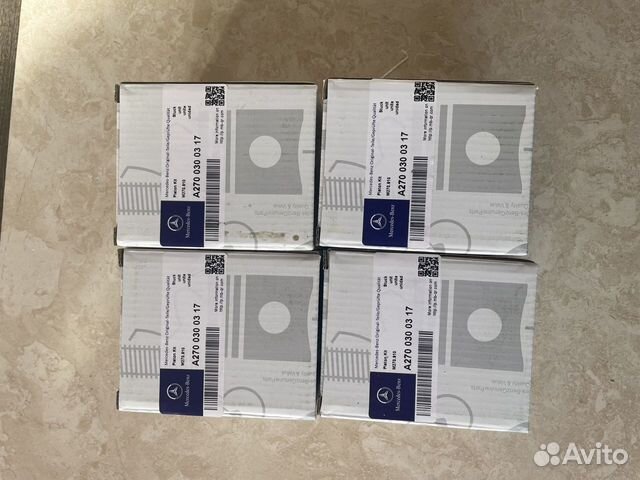 Поршень с кольцами и пальцем epns0304050 Mercedes