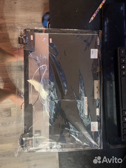 Крышка матрицы с петлями acer aspire E5