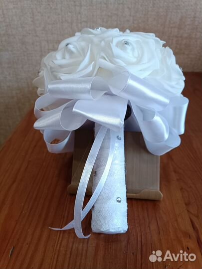 Букет дублёр для невесты из фоамирана