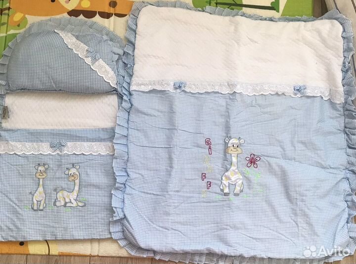 Конверт на выписку,комплект на коляску на мальчика