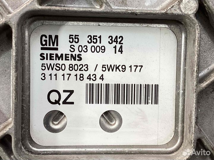 Блок управления двигателем Opel Vectra C