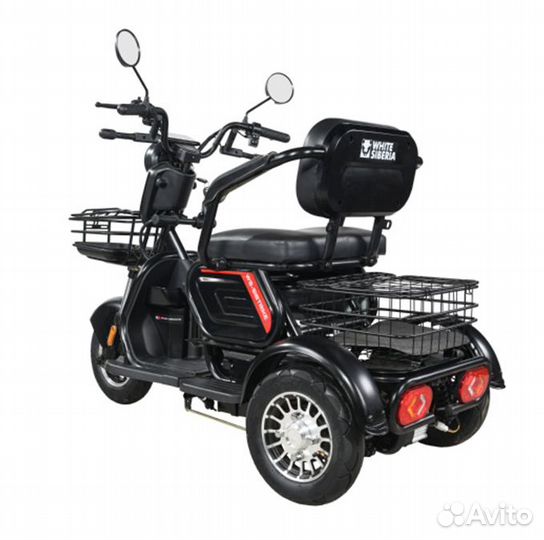 Электроскутер white siberia sibtrike 2000W 2023г