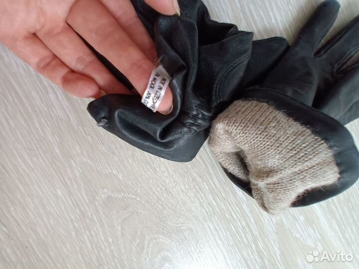 Перчатки женские кожаные 7