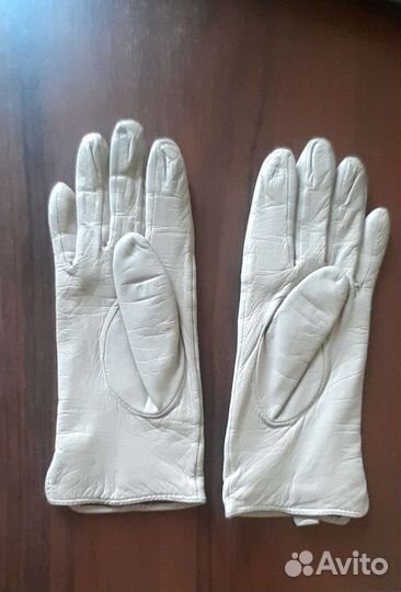 Перчатки женские кожаные