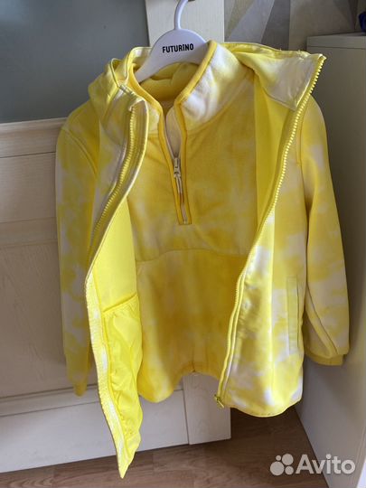 Новые ветряк и кофта acoola 140