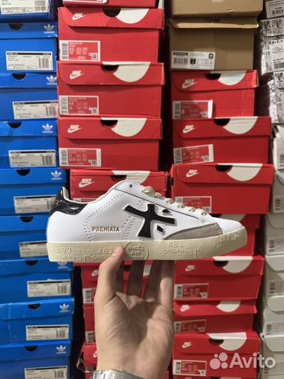 Кеды Premiata Steven White